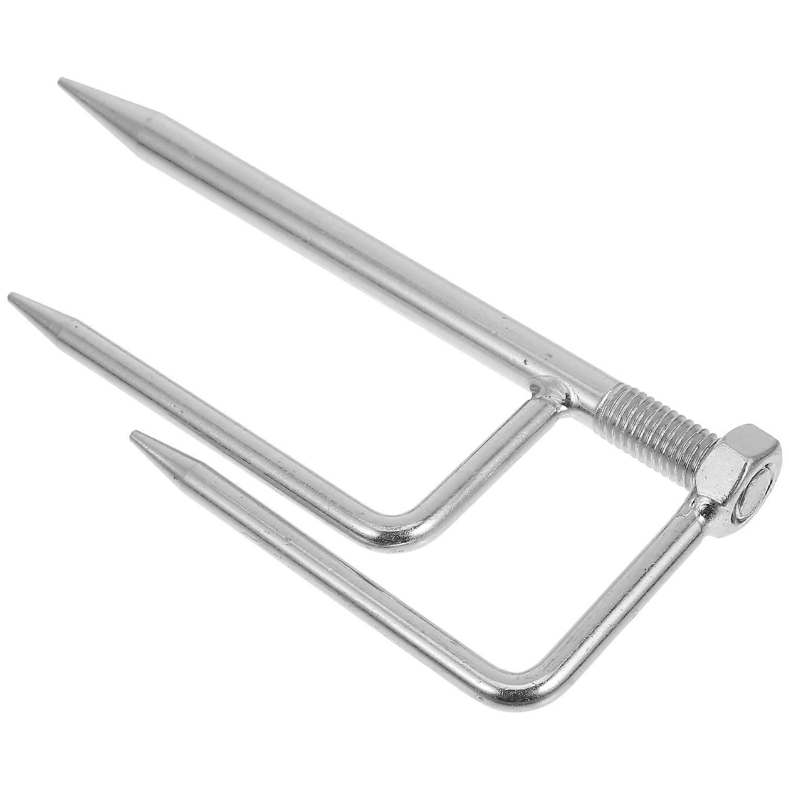 Galvanized Beach Umbrella Anchor Removable Umbrella Holder