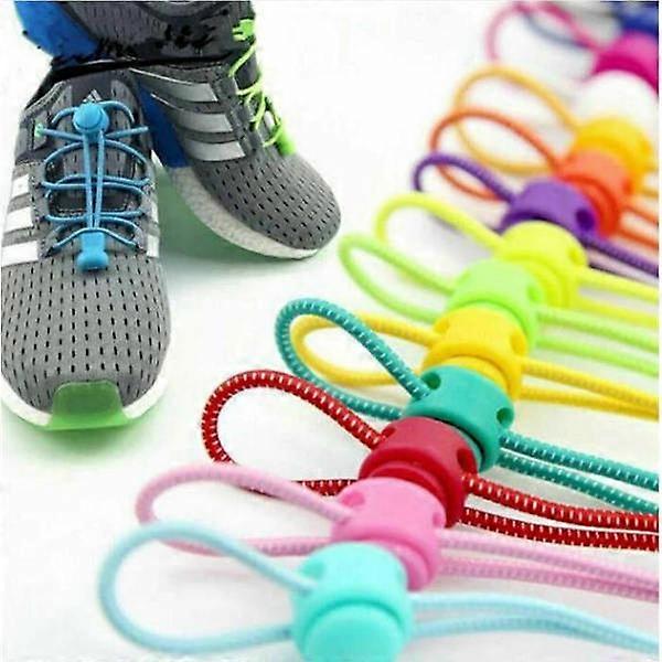3-pack - Elastic Shoelaces with Drawstring - No need to tie your shoes 3-pack YELLOW