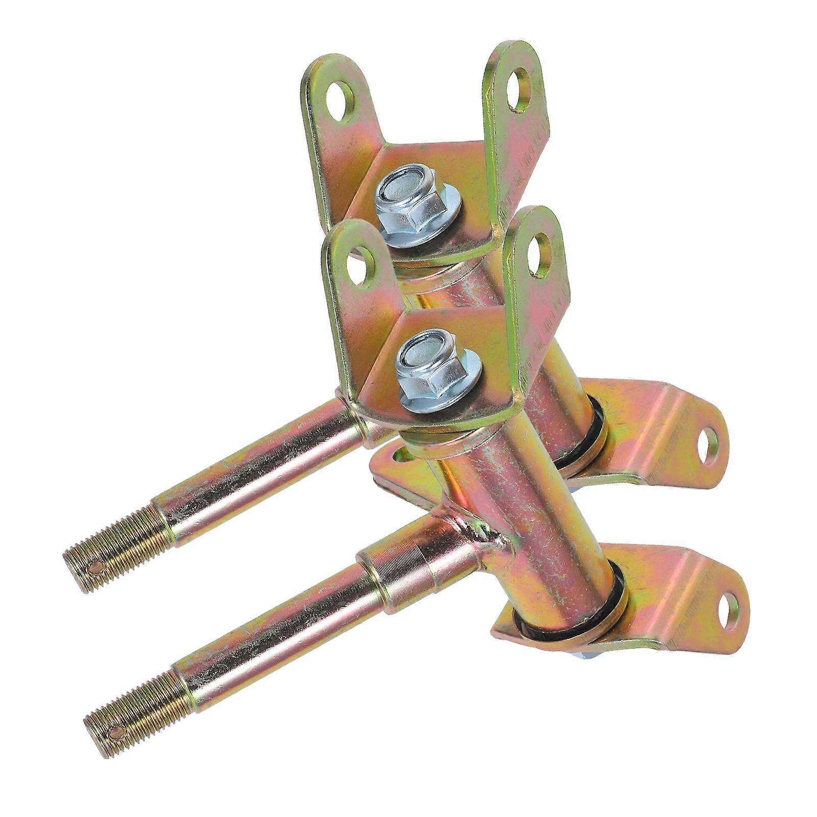 Front Steering Strut Spindle Go Kart Steering Spindle Replacement 2Pcs for Atv