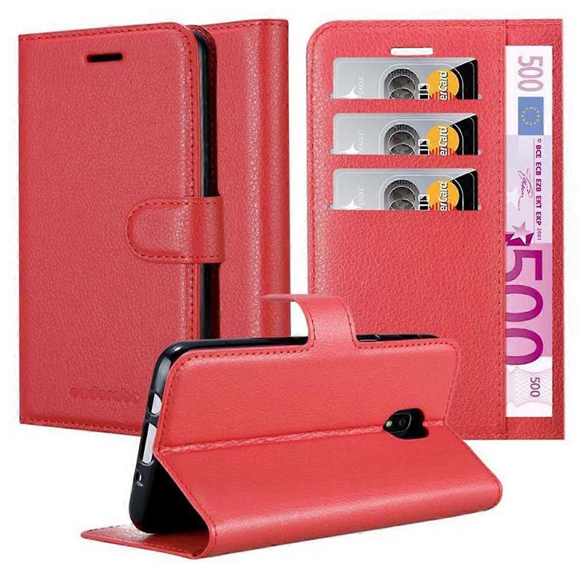 Samsung Galaxy J7 2018 Case - Protective Case with Card Slots and Stand Function