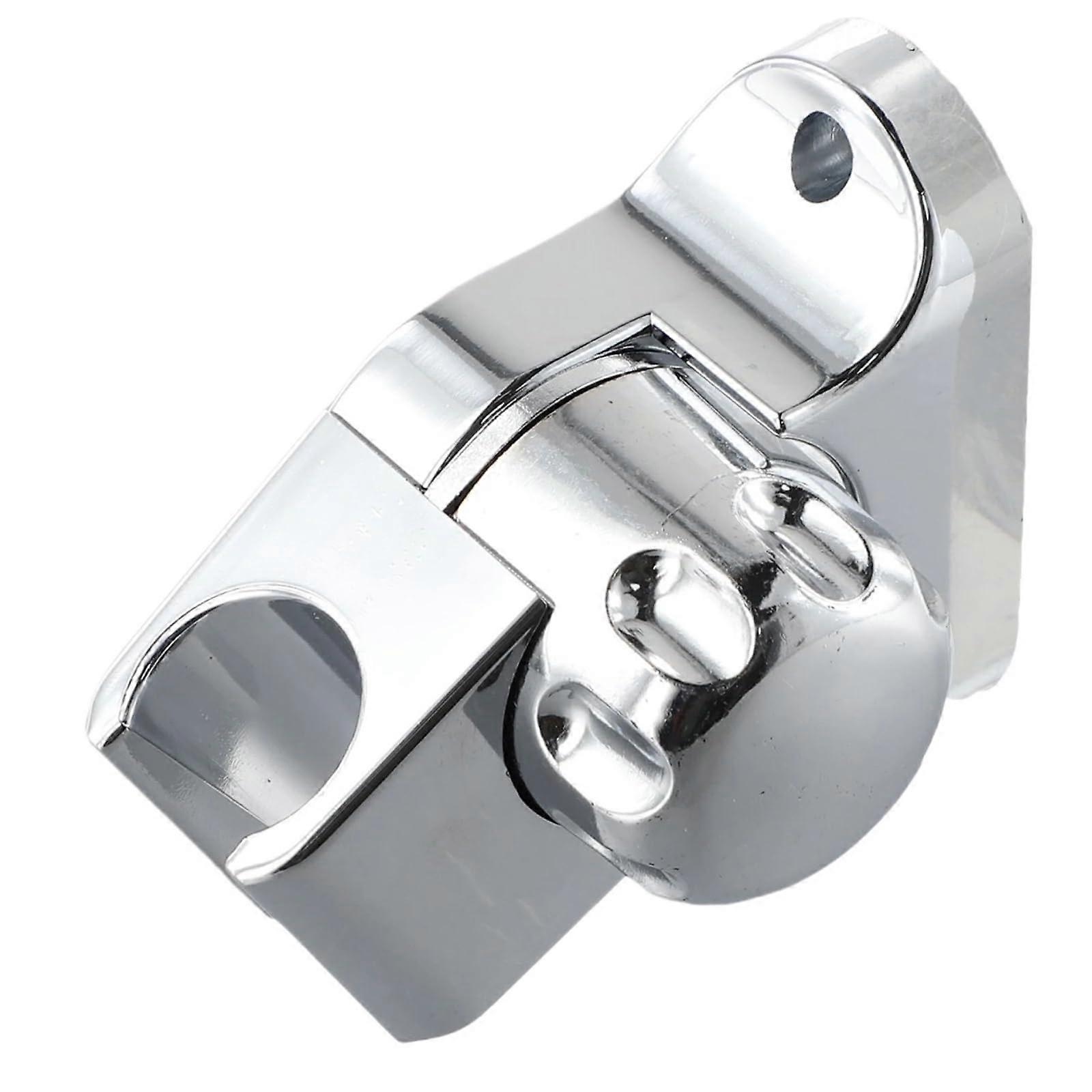 Handheld Shower Head with Stainless Steel Adjustable Wall Mount Bracket for Secure Drill Installation