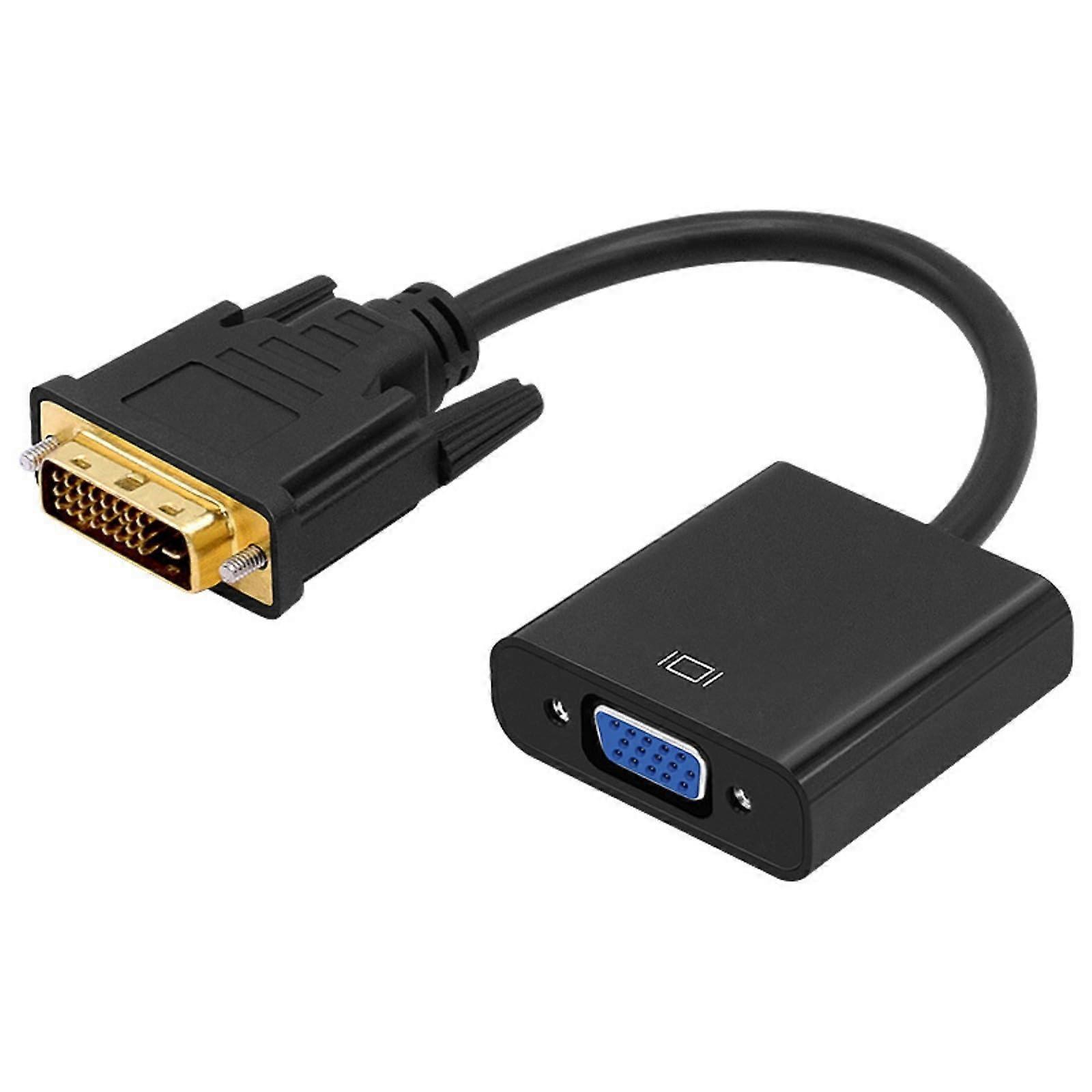 To VGA Active Converter For 1080P Video On TVs And Monitors Up To 20m Transmission DVI To VGA Adapter 1Pc