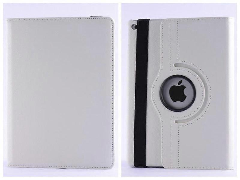 Case For Ipad Air/ 5 White Rotating Leather Lychee Pattern Stand Batch