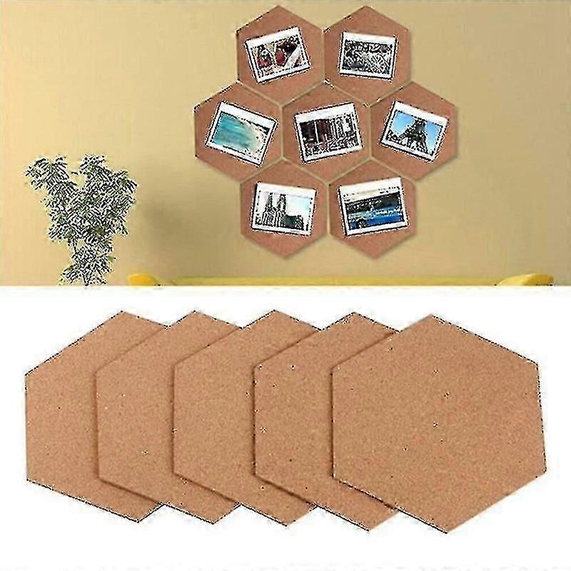 自己接着コルクボードタイル, 壁図面掲示板, 六角形のステッカー