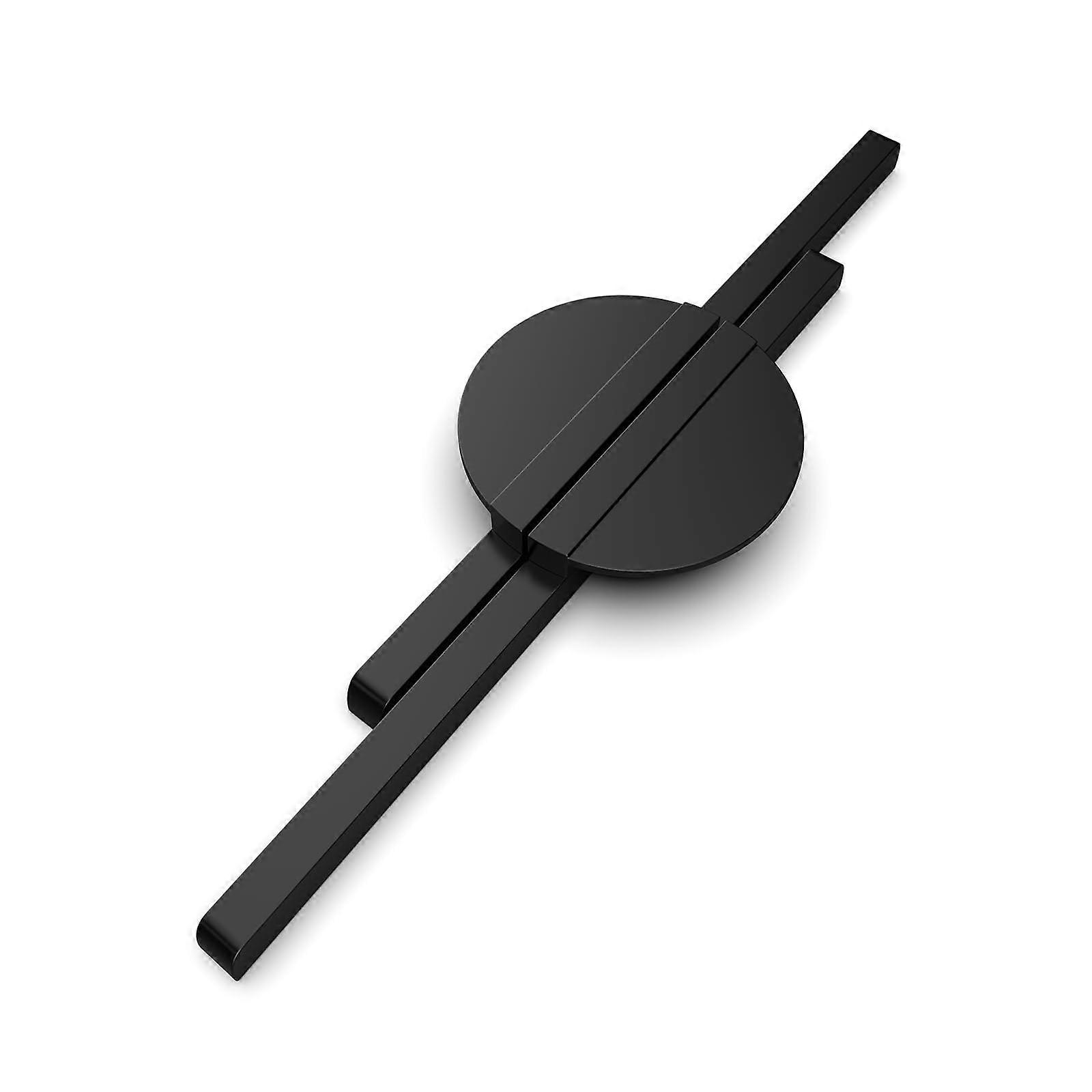2 Pack Black Half Moon Cabinet Pulls 128mm Modern Drawer Handles for Kitchen and Bathroom
