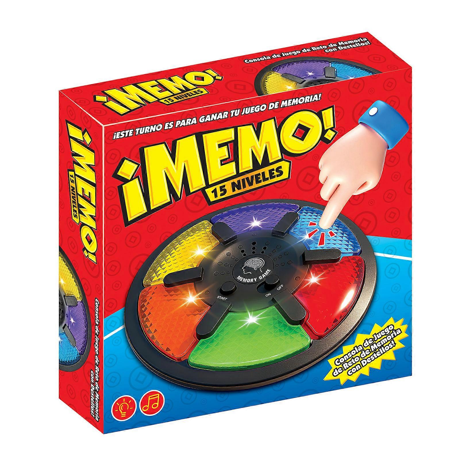 Memory Game Machine Handheld Electronic Memory Game with Light Sound Puzzle Interactive Game Toy Memory Training