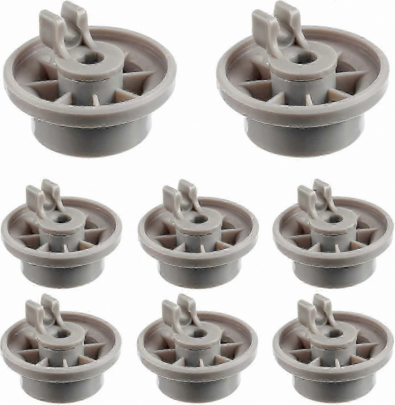 Dishwasher Lower Basket Wheels, 8-Pack Replacement Parts for Compatible Models