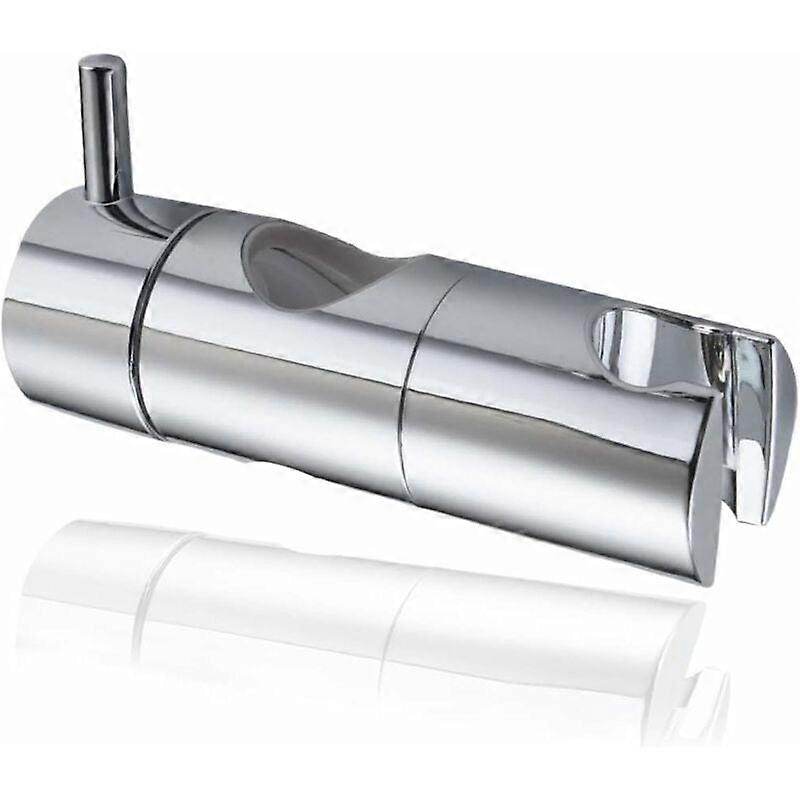 Shower head holder with suction cup, universal wall mount (22 mm, silver)-18064