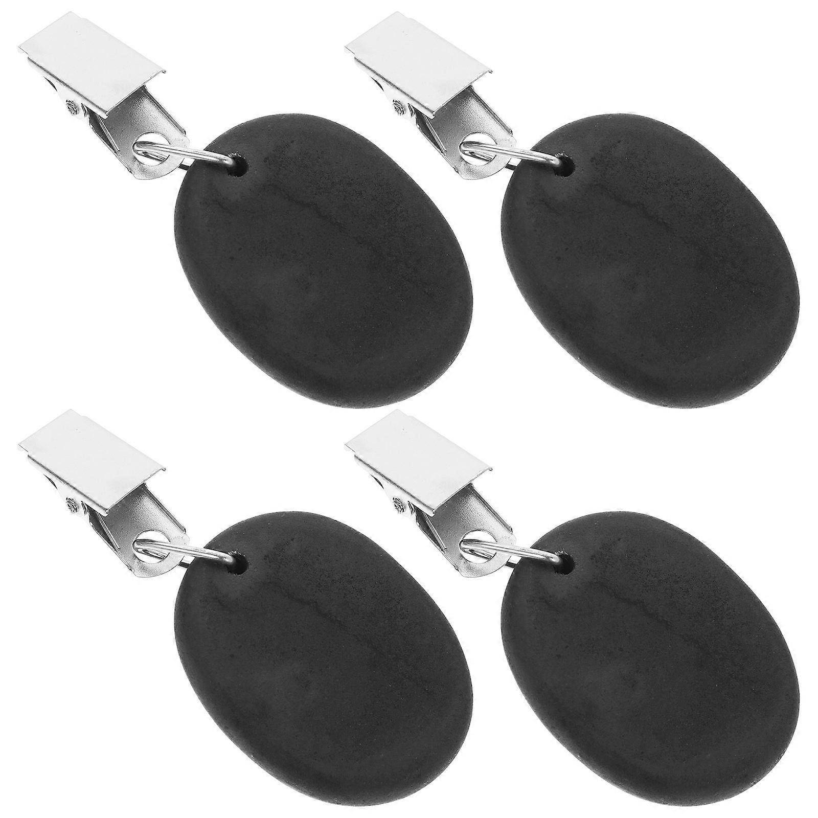 Heavy Duty Tablecloth Weights 4Pcs Windproof Clips For Outdoor Use Stabilizing Decorative Shape