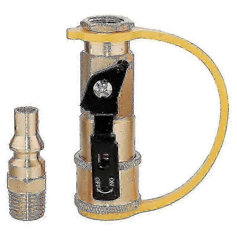 1/4" RV Propane Quick Adapter for Gas Hoses 2025