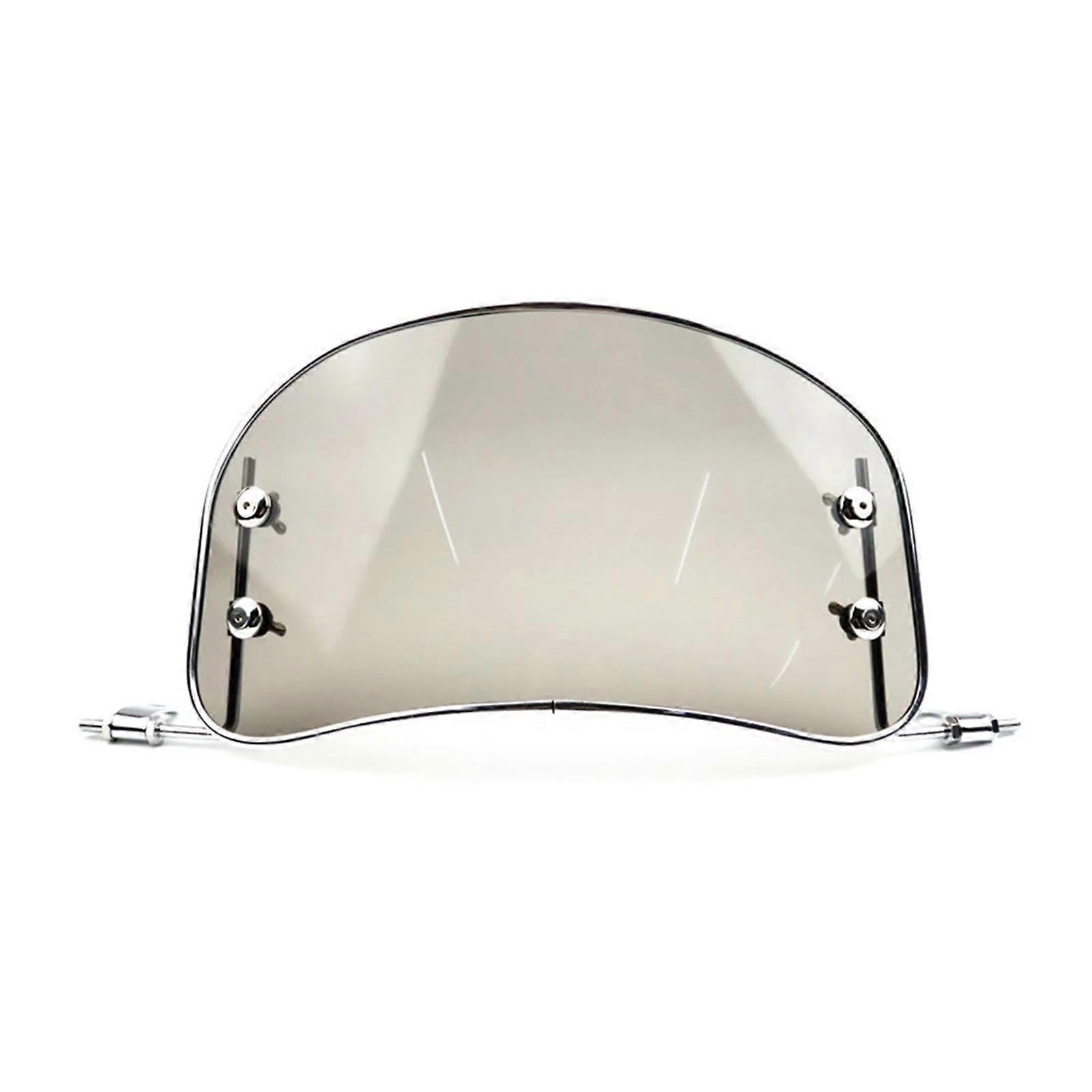 Universal Motorcycle Windshield Extension Adjustable Transparent Wind Deflector for Enhanced Comfort