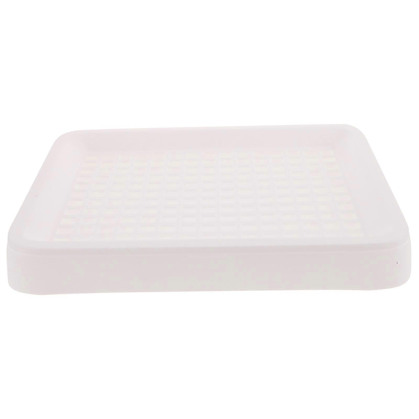 Rabbit Potty for Cage Training White Plastic Pet Toilet Box