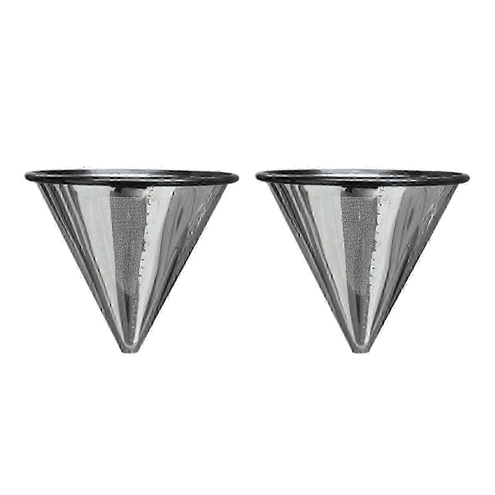 2025 2X Permanent Coffee Filter Coffee Filter Permanent Filter Gold Filter Metal Strainer Stainless Stee