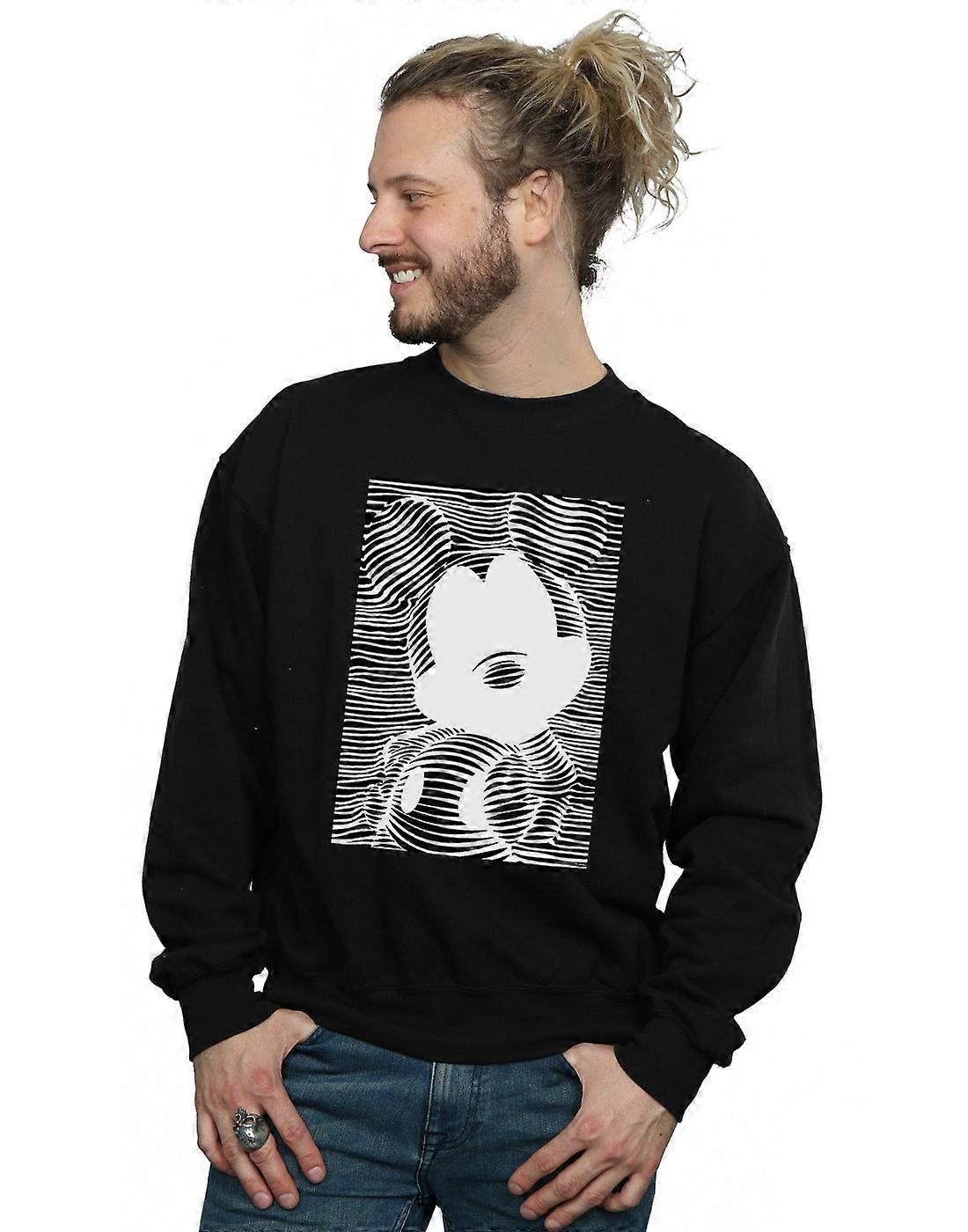 Disney mænds Mickey Mouse linjer Sweatshirt