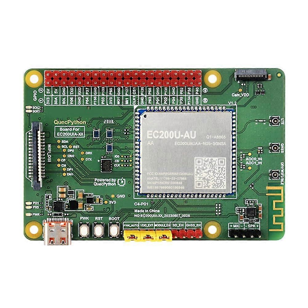EC200UAU LTE Cat 1 IoT Development Board with USB TypeC and Bluetooth