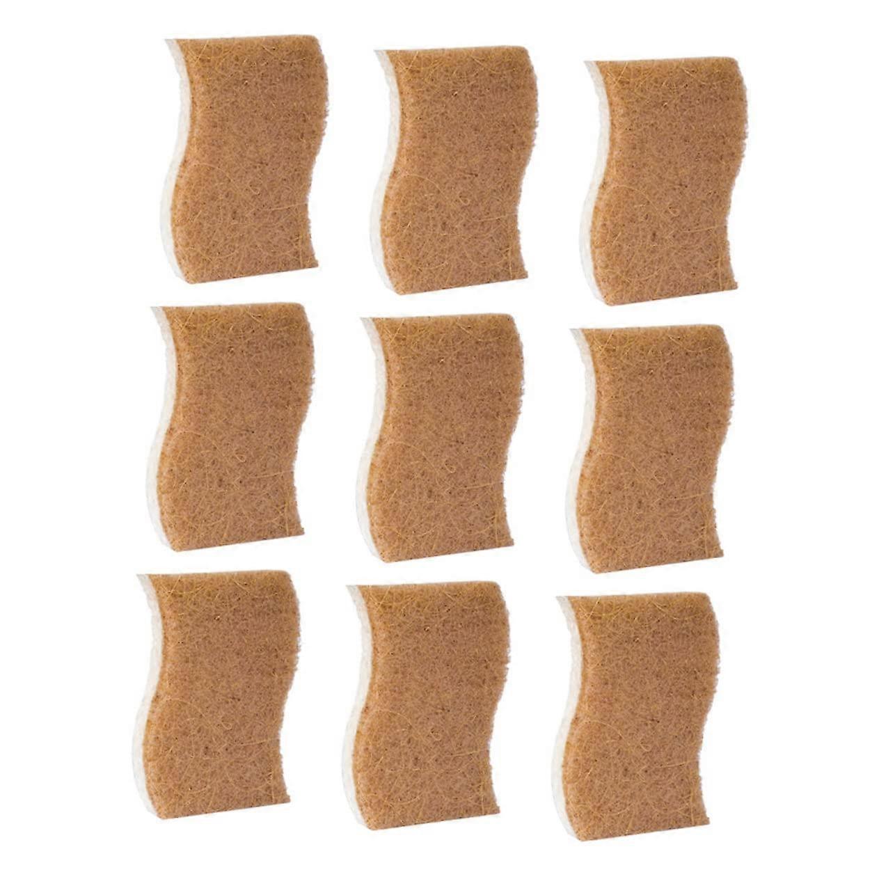 9pcs Kitchen Sponges Set, Fast Drying MultiPurpose Dish Cleaning Sponge for Reusable Household Use