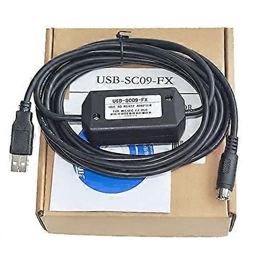 PLC Programming Cable USB SC09 FX Speed PlugandPlay for Mitsubishi FX Series Windows 7 10