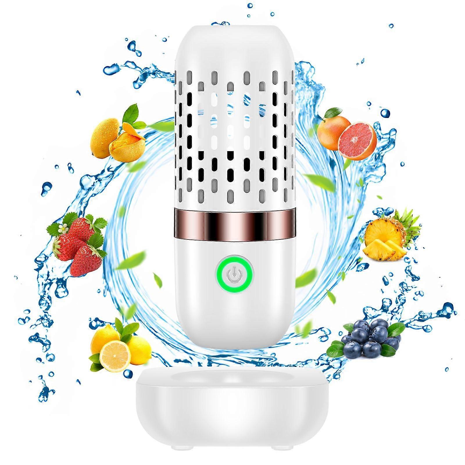 Fruit and Vegetable Cleaner with OHion Deep Purification, Wireless Fast Charging, IPX7 Waterproof