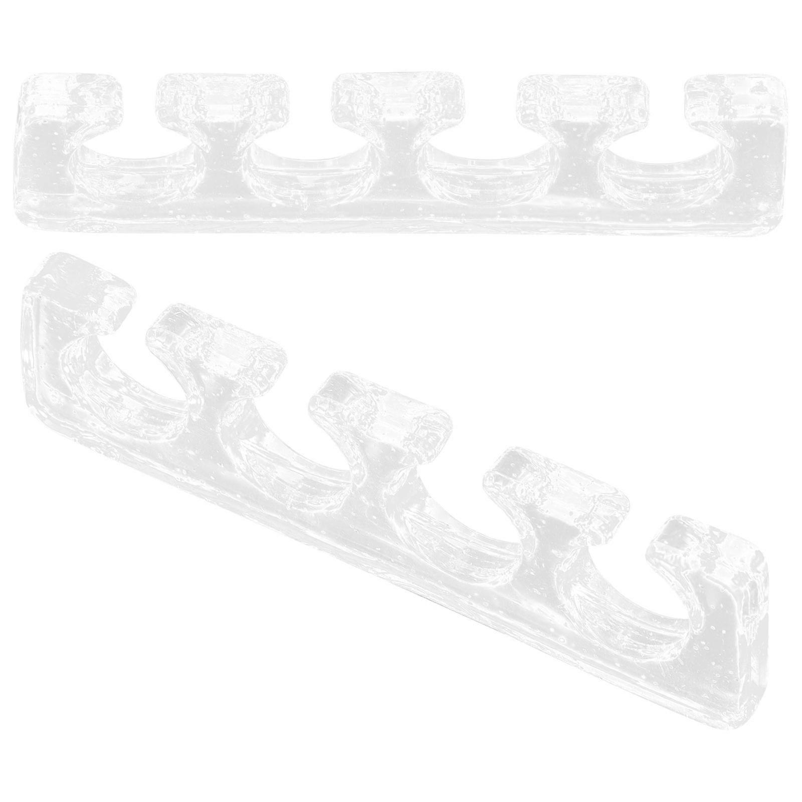 Pedicure Toe Separators Silicone Feet Nail Art Tools 10Pcs
