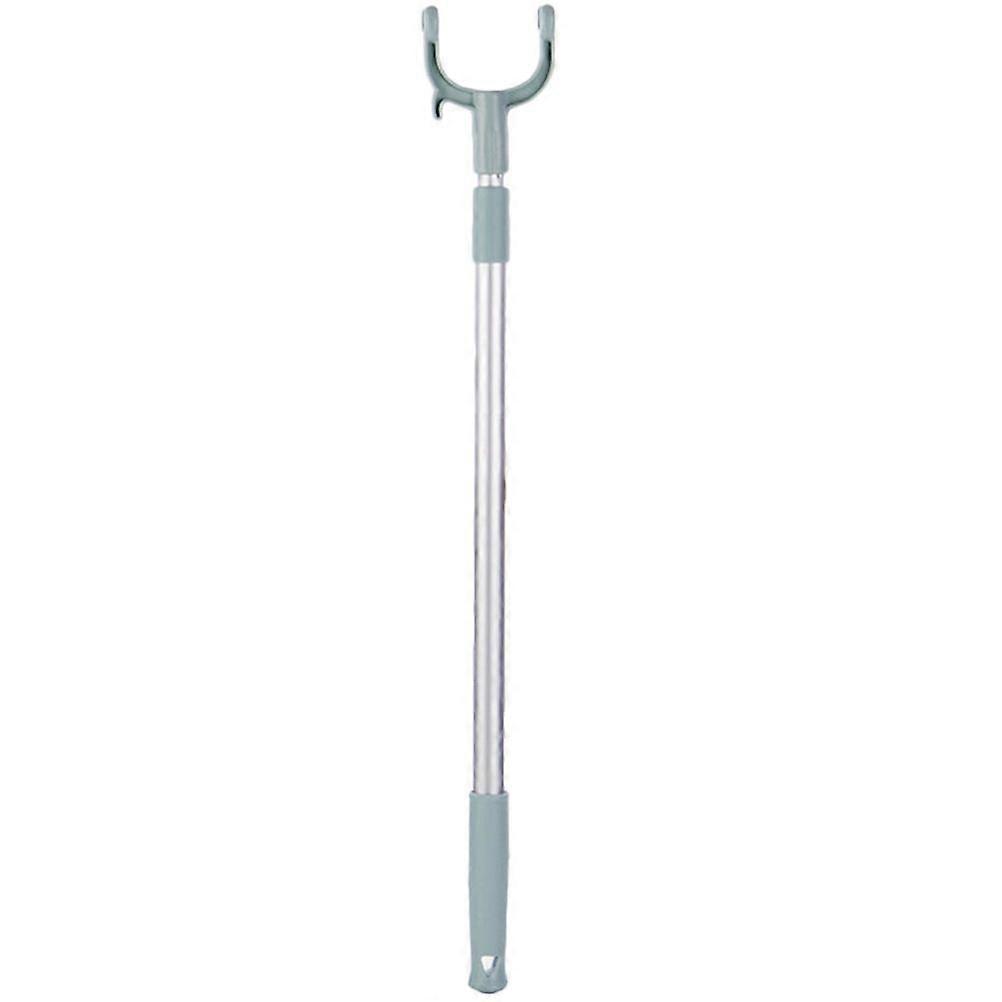 2Pcs Retractable Clothesline Rod Clothes Reaching Rods Adjustable Reaching Pole