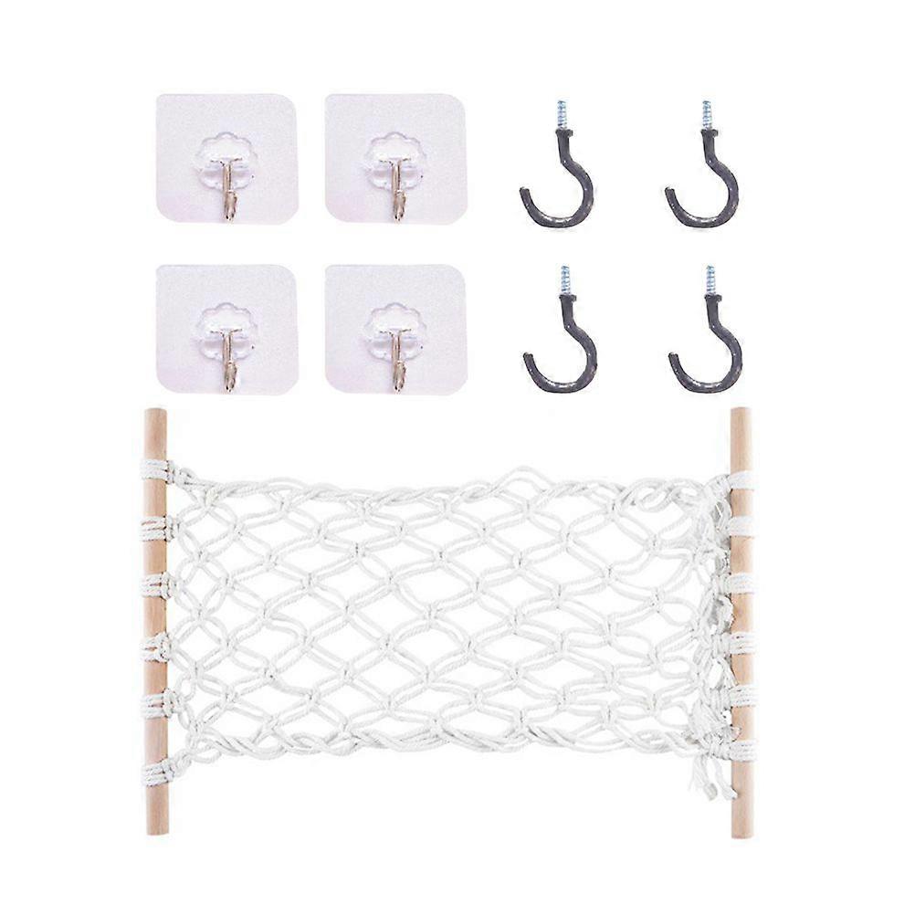 Macrame Hanging Under Cabinet Fruit Vegetable Organizer Hammock for Kitchen