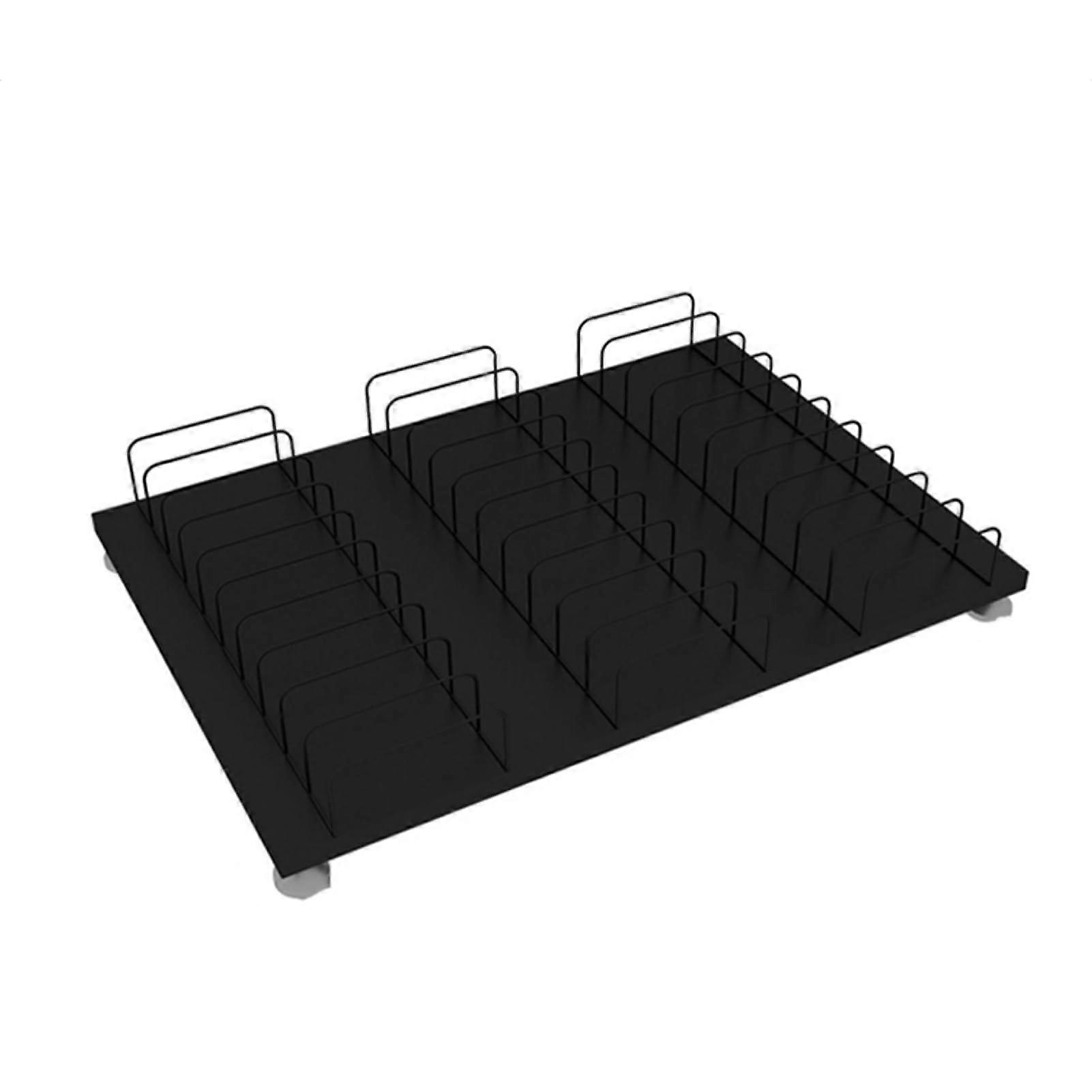 Floor Tile Display Stand with 30Sample Capacity, Stable Iron Porcelain Tile Rack for Showroom and Exhibition