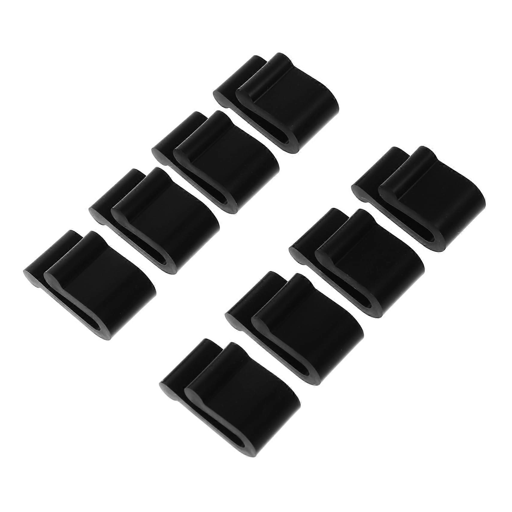 8pcs Silicone Pot Lid Clips Cookware Protector Set, Durable NonScratch Spacers for Stacking and Storage