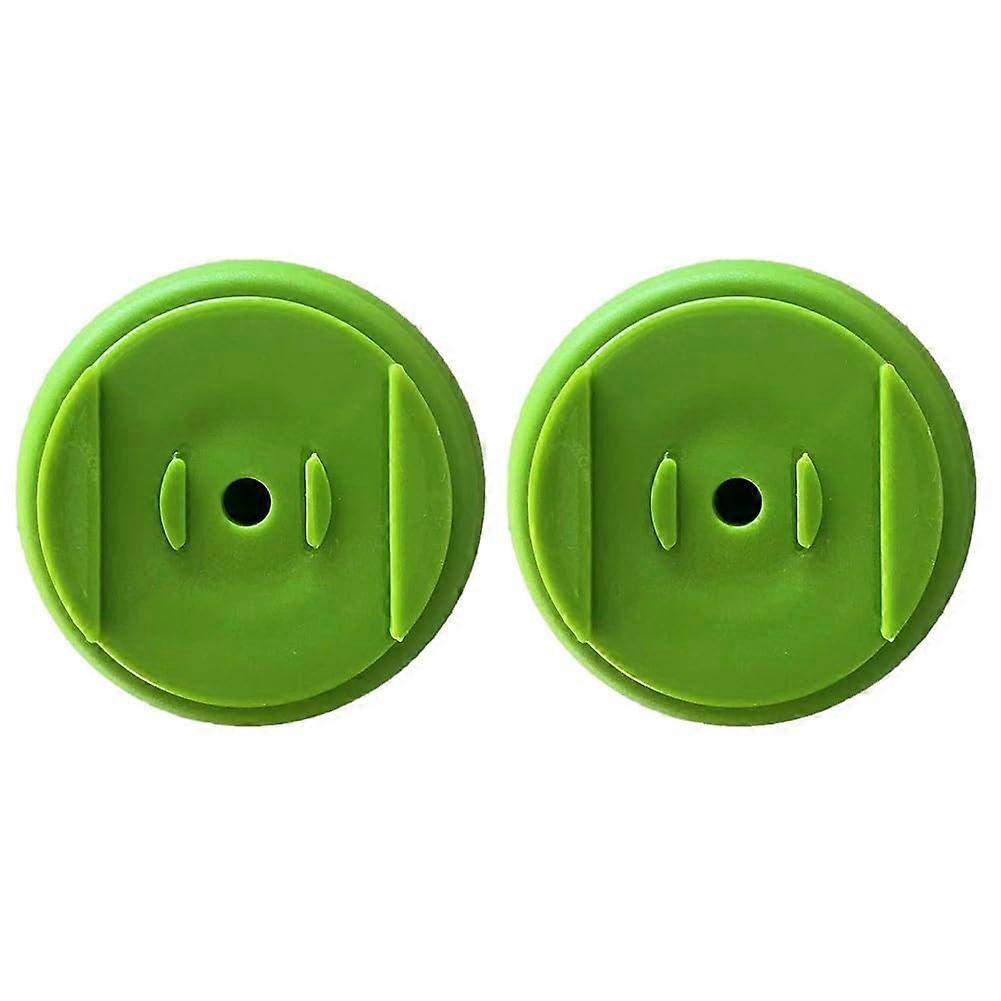 2PCS Grass Trimmer Blade Base Green, Durable Lawn Mower Blade Replacement Garden Accessory