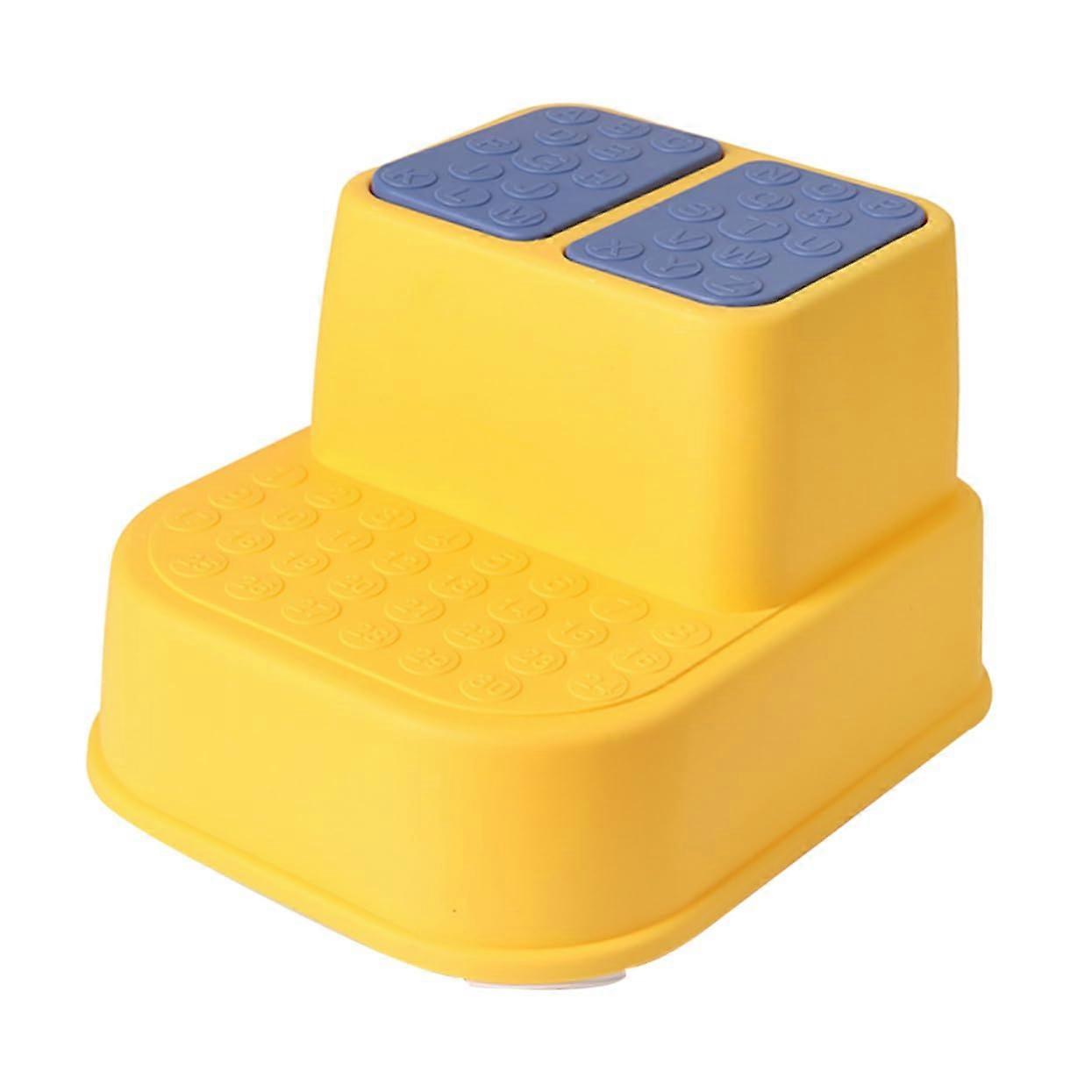 Kids Step Stool with NonSlip Double Steps for Bathroom and Kitchen Potty Training