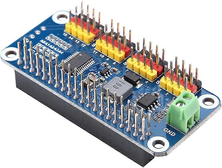 16 Channel I2C Servo Controller with Precise 12Bit PWM, 3A Power for Robotics and Automation