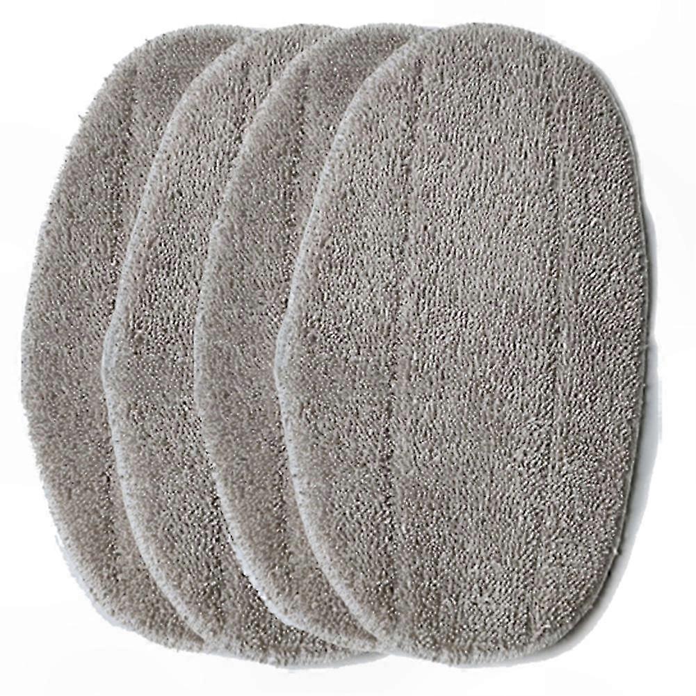 4-Pack Microfiber Steam Mop Replacement Pads for Floor Cleaning
