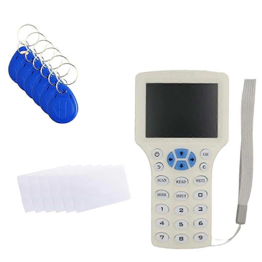 RFID NFC IC ID Reader Writer 125KHz 13.56MHz Card Duplicator Encryption Smart Key Copier Access Control Card Programmer