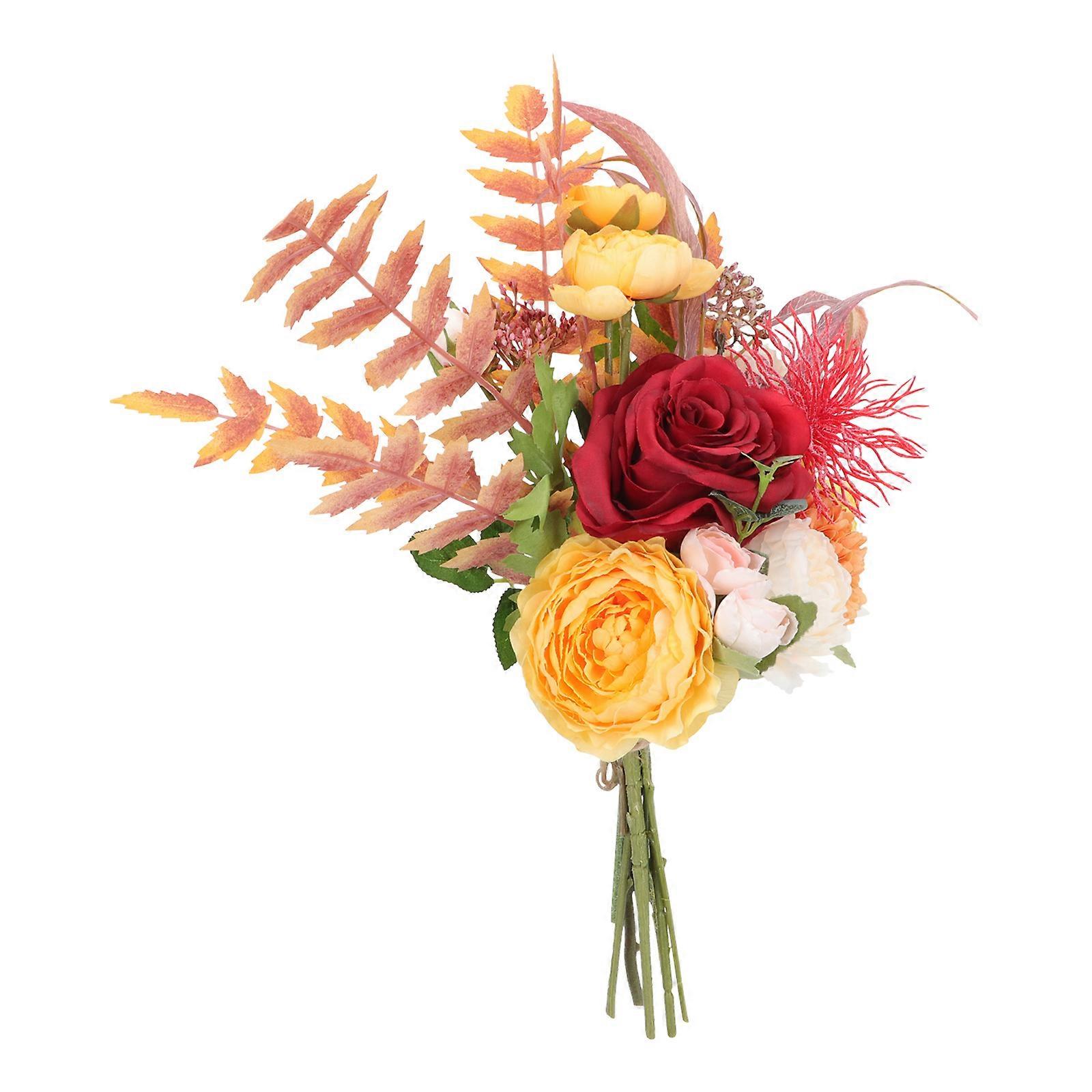 Simulation Flower Creative Artificial Flower Decor for Wedding Party 1 Bunch