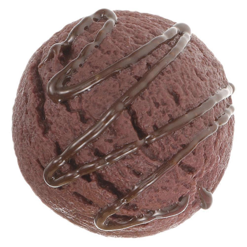 Fake Ice Cream Balls Model PVC Artificial Scoop for Display