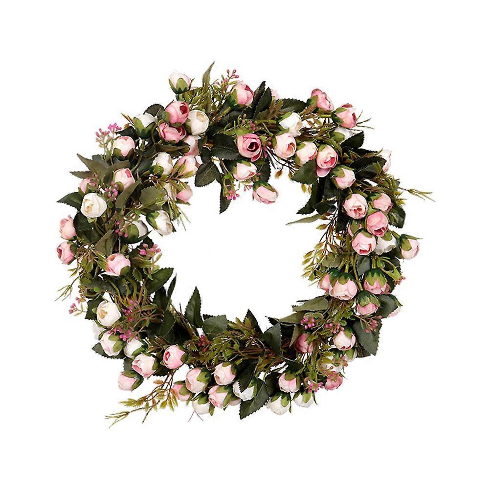 Rosette Handmade Rose Garland Wreath for Wedding Use Small