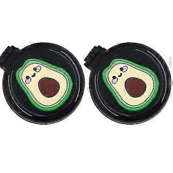 Mini peigne rond de poche mignon avec miroir de maquillage pour femmes et filles - XY