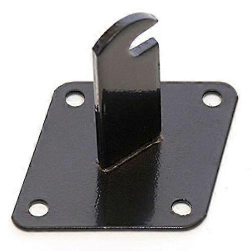 Grid Wall Mount Bracket Black 100Pack for Retail Displays Secure Wire Grid Panel Installation
