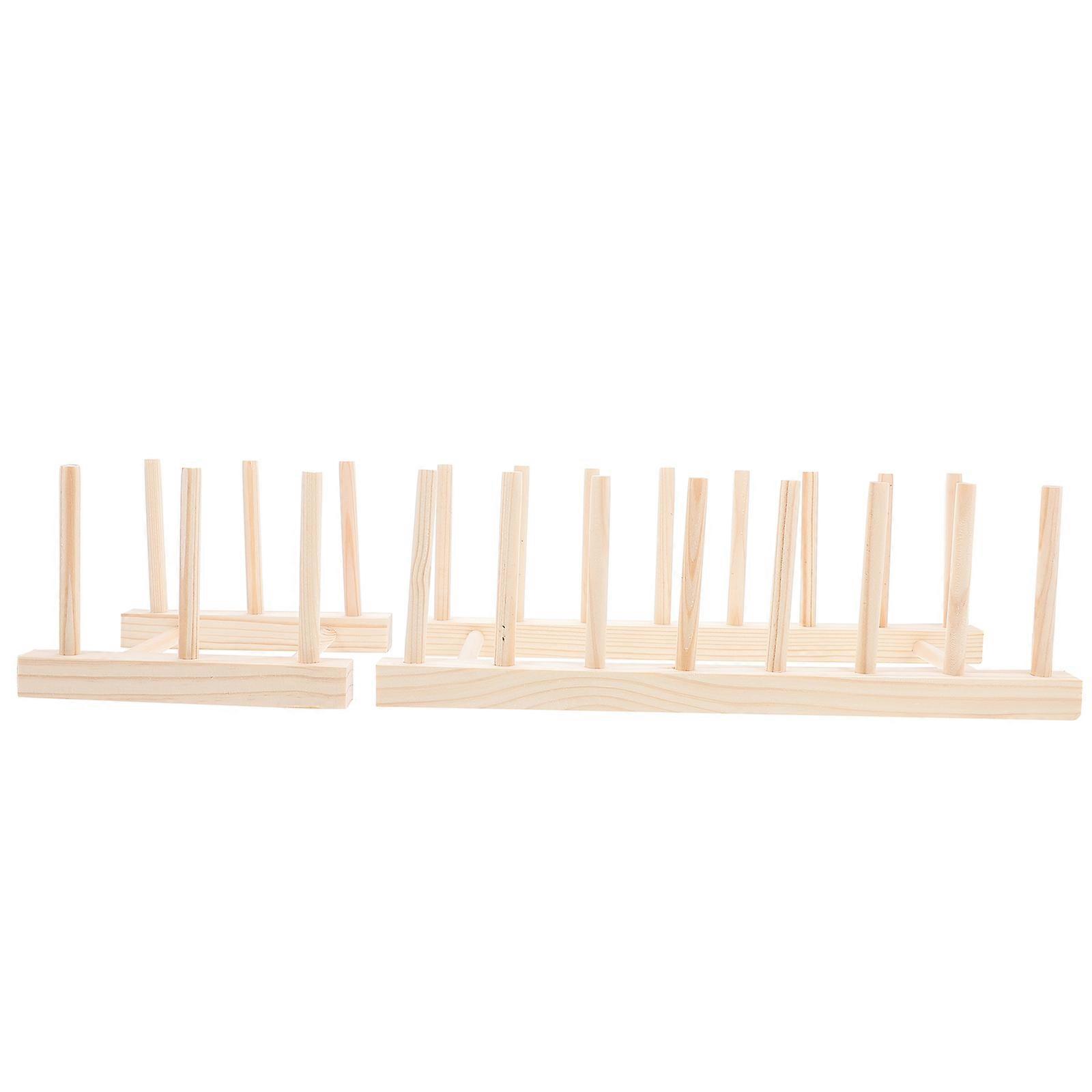 Kitchen Storage Rack Multi-Functional Wood Shelf for Storage Use 2Pcs