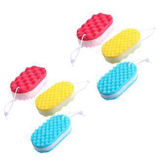 Bath Sponge Bathing Exfoliating Pouf Brush for Bath 12Pcs Assorted Color