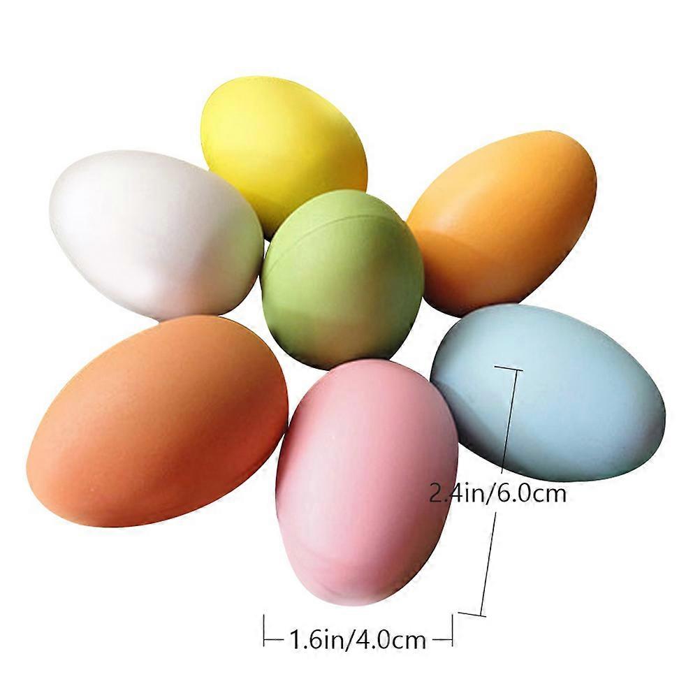 Plastic Easter Egg DIY Eggs for Easter Decoration 12Pcs Assorted Colors