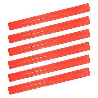 Reflective Slap Wrist Bands for Running High Visibility 6Pcs Safety Gear