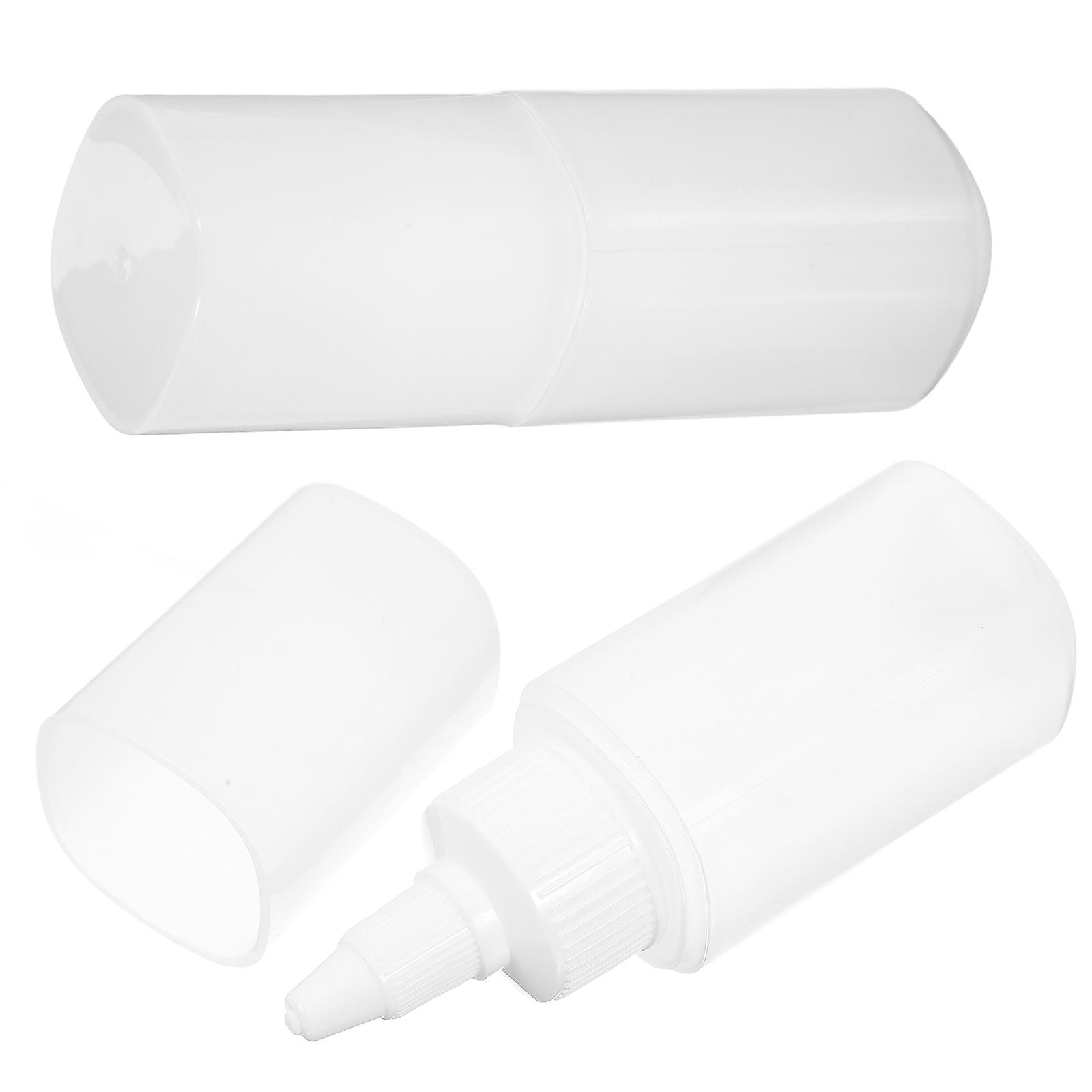 Sauce Squeezing Bottles Portable Syrup Squeeze Bottle with 2Pcs for Storage