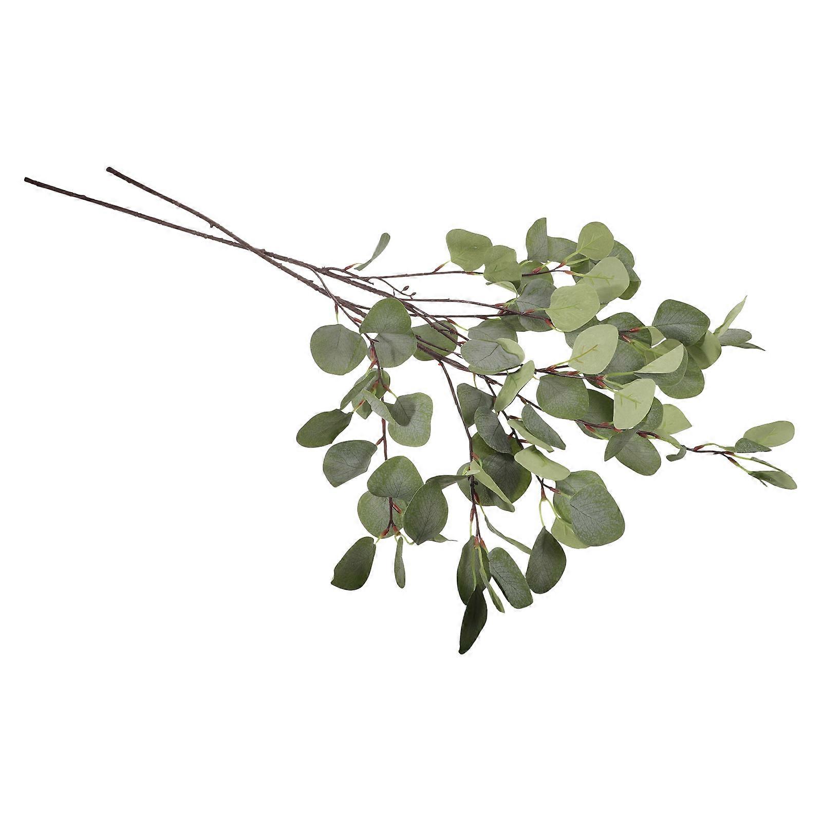 Simulation Plant Eucalyptus Robusta Bundle Artificial for Decoration 2Pcs