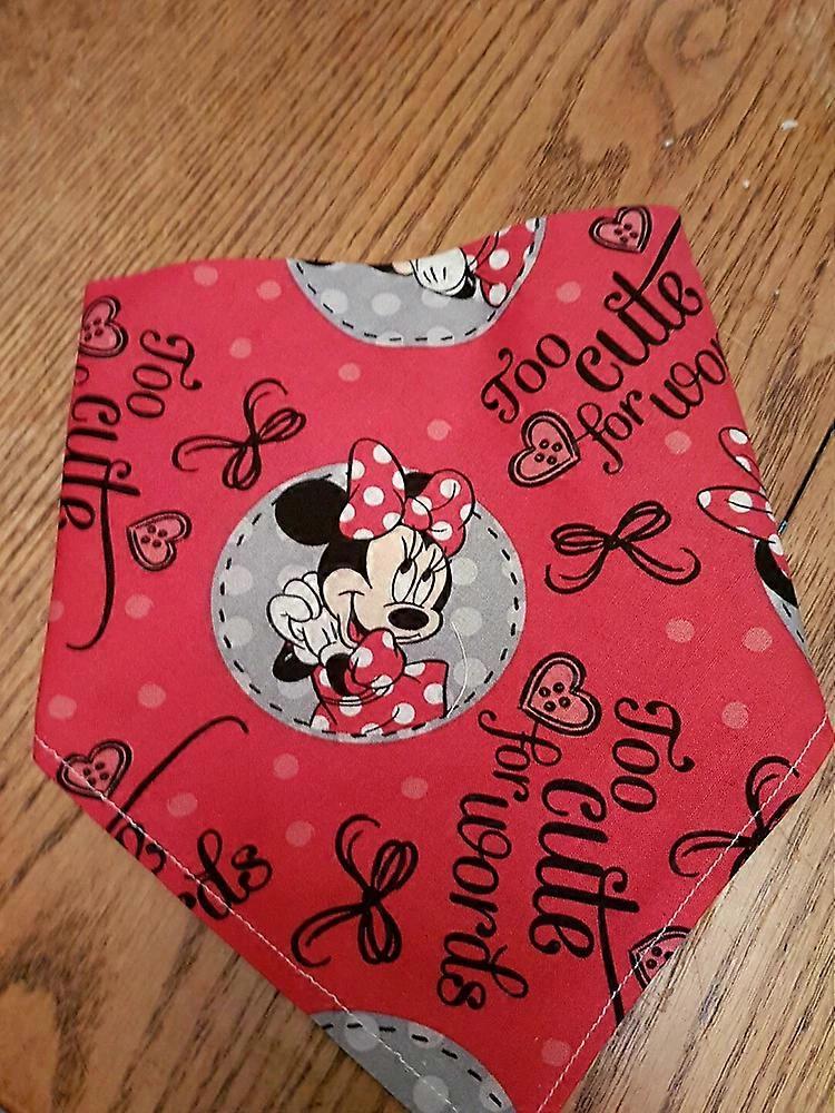 Minnie mouse dribble bibs