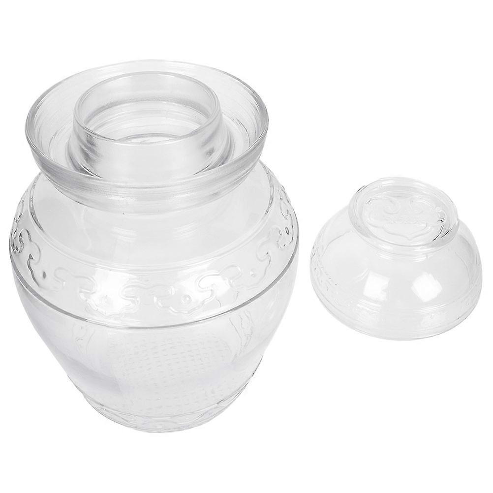 Fermentation Jar Pickle Vegetable Fermentation Tank Fermenting Pickle Clear Container
