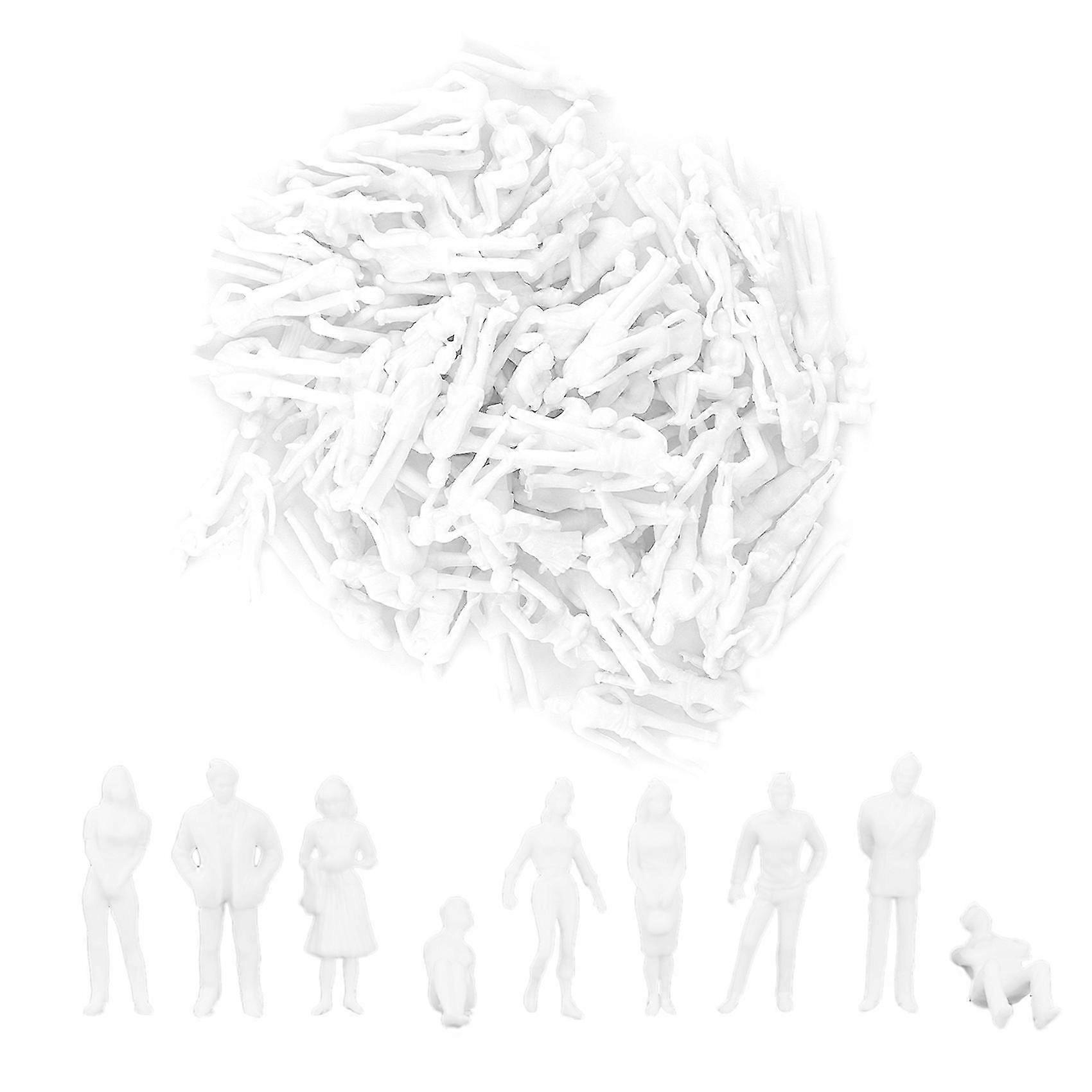 1:50 White Figures Architectural Model Human Scale HO Model Plastic Peoples