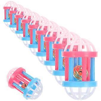 Hamster Bell Toy Small Pet Plaything for Cage Decoration 20Pcs