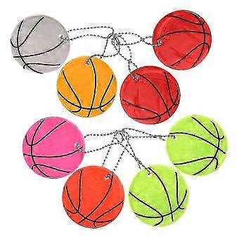 8pcs Reflective Pendants for Night Safety with High-intensity Light Multi Color Portable Charm 26-27