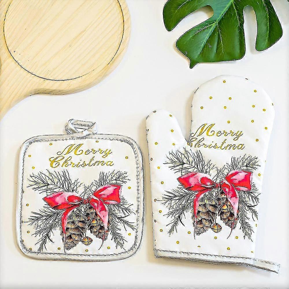 Christmas-style Oven Gloves