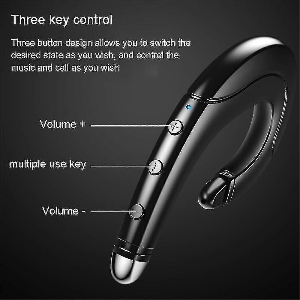 Bluetooth Invisible Single Earbud With Microphone Noise Reduction